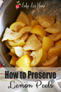 How to Preserve Lemon Peel