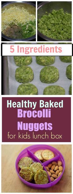 HULK Nuggets - Healthy Broccoli Nuggets For School Lunch Box