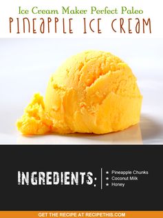 Ice Cream Maker Perfect Paleo Pineapple Ice Cream