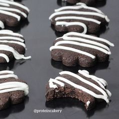 Iced Chocolate Mint Protein Cookies