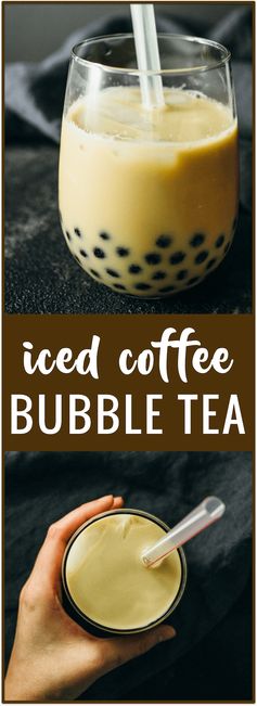 Iced coffee bubble tea