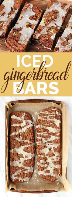 Iced Gingerbread Bars