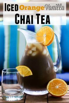 Iced Orange Vanilla Chai Tea