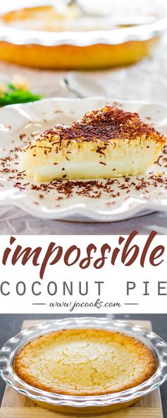 Impossible Coconut Pie