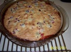 Impossible Cranberry Pie