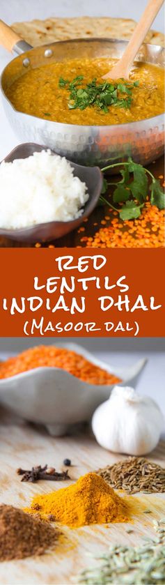 INDIAN RED LENTILS DAL (masoor dal