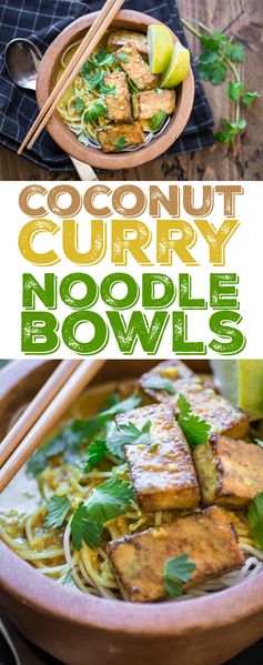 Indonesian Curry Tofu Noodle Bowls