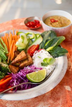 Indonesian gado-gado salad