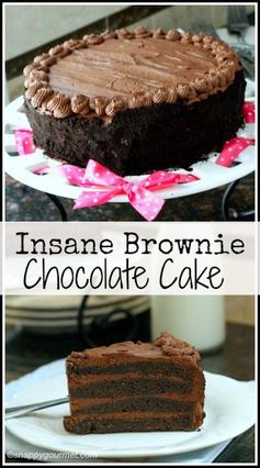 Insane Brownie Chocolate Cake