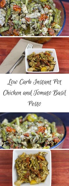 Instant Pot Chicken Basil Pesto and Veggies