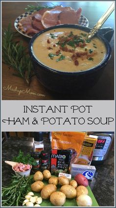 Instant Pot Ham & Potato Soup