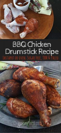 Instapot BBQ Chicken Drumsticks