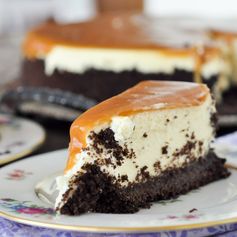 Irish Cream Caramel Cheesecake