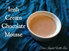 Irish Cream Chocolate Mousse