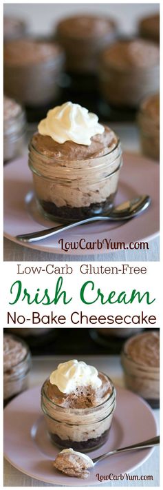 Irish Cream No-Bake Cheesecake