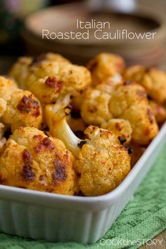 Italian Oven Roasted Cauliflower