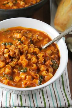 Italian Sausage Pasta Soup