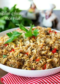 Italian Sausage Rice Pilaf