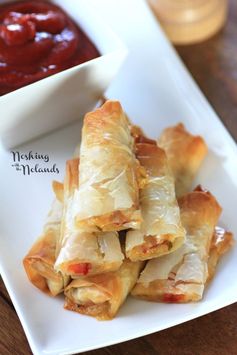 Italian Spring Rolls for Super Eats for Game Day #SundaySupper