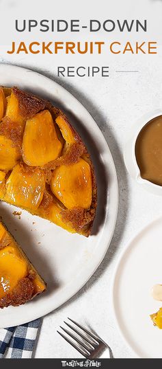 Jackfruit Upside-Down Cake