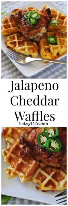 Jalapeño-Cheddar Waffles