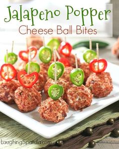 Jalapeño Popper Cheese Ball Bites