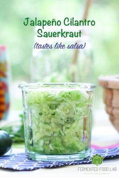 Jalapeno Cilantro Sauerkraut