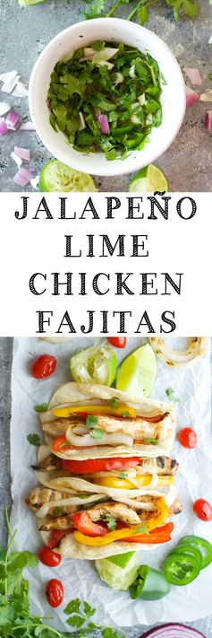 Jalapeno Lime Chicken Fajitas