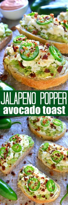 Jalapeno Popper Avocado Toast