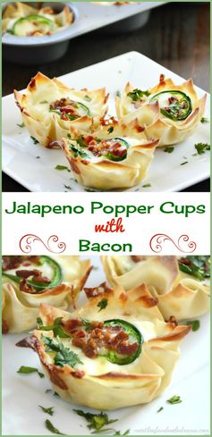 Jalapeno Popper Cups with Bacon