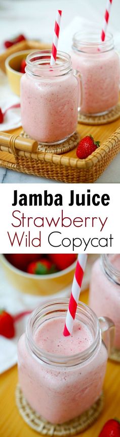 Jamba Juice Strawberry Wild Copycat