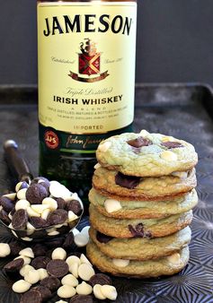 Jameson Mint Chocolate Chip Cookies