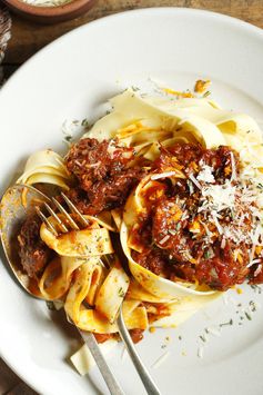 Jamie Oliver’s Pappardelle With Beef Ragu