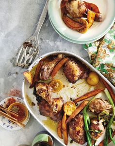 Jerk Chicken and Sweet Potatoes