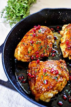 Jordanian Roasted Chicken with Pomegranate Molasses