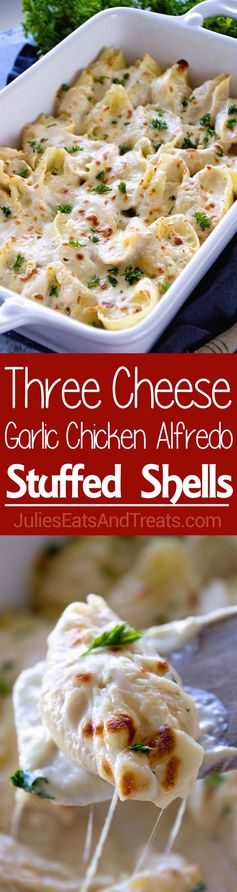 Julie's Chicken Alfredo Stuffed Shells