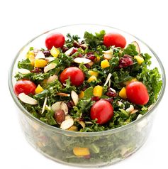 Kale Salad with Homemade Mango Dressing