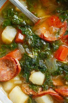 Kale Soup With Potatoes and Sausage