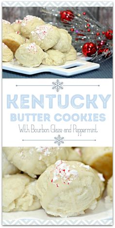 Kentucky Butter Cookies with Bourbon Glaze