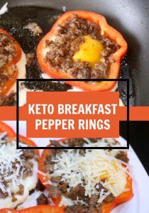 Keto Breakfast Pepper Rings