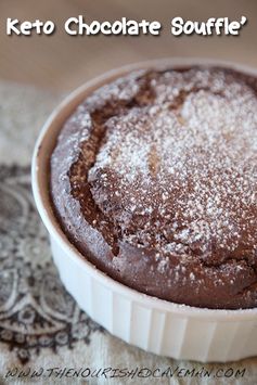 Keto Chocolate Souffle'