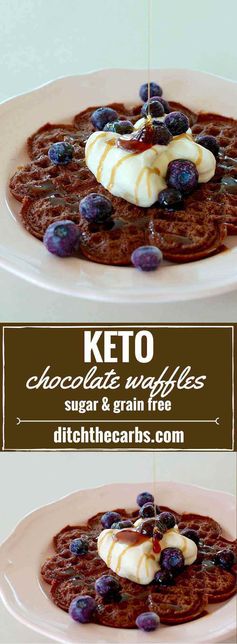 Keto Chocolate Waffles