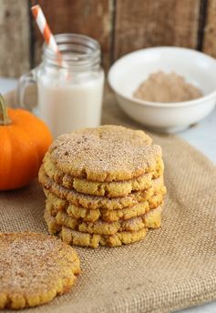 Keto Pumpkin Snickerdoodle Cookies