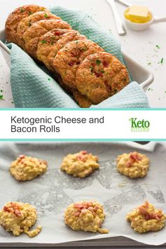 Ketogenic Cheese and Bacon Rolls