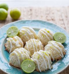 Key Lime and White Chocolate Macaroons