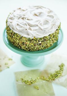 Keys to the Kitchen: Pistachio Carrot Cake with Brown Sugar-Cream Cheese Frosting