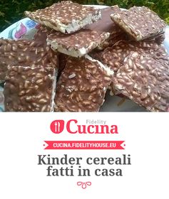 Kinder cereali fatti in casa