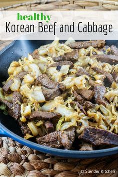 Korean Beef and Cabbage