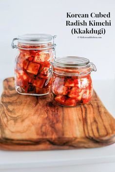 Korean Cubed Radish Kimchi (Kkakdugi