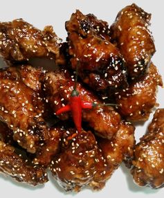 Korean Extra Crispy Fried Chicken w Sweet Spicy Glaze